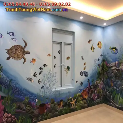 1.1. Công trình vẽ tranh trang trí phòng ngủ tại Hà Nội. 1.1. Công trình vẽ tranh trang trí phòng ngủ tại Hà Nội.