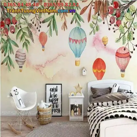 1.2. Một số công trình vẽ tranh tường phòng ngủ khác. 1.2. Một số công trình vẽ tranh tường phòng ngủ khác.