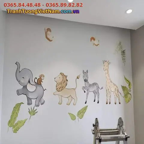 1.2. Một số công trình vẽ tranh tường phòng ngủ khác. 1.2. Một số công trình vẽ tranh tường phòng ngủ khác.