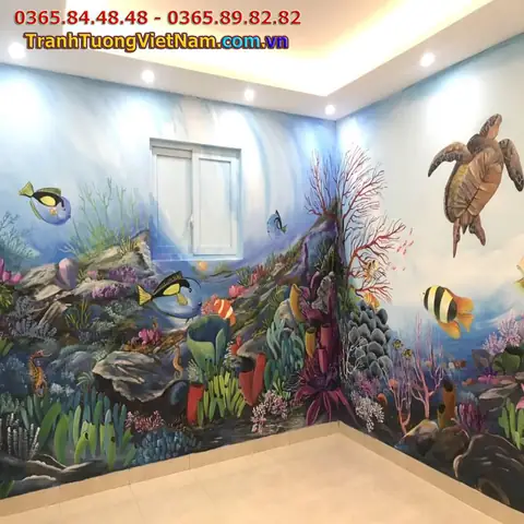 1.1. Công trình vẽ tranh trang trí phòng ngủ tại Hà Nội. 1.1. Công trình vẽ tranh trang trí phòng ngủ tại Hà Nội.