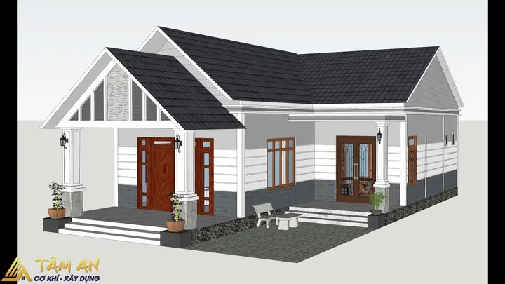 Diện tích nhà cấp 4 3 phòng ngủ: Cẩm nang thiết kế tối ưu