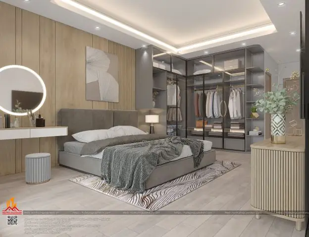 diện tích phòng ngủ nhà ống