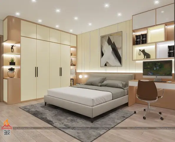 diện tích phòng ngủ nhà ống