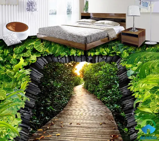 1. TOP mẫu gạch lát nền 3D phòng ngủ ĐẸP ẤN TƯỢNG