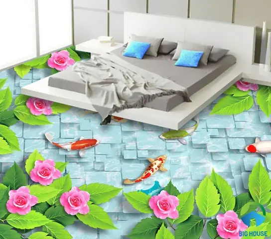 1. TOP mẫu gạch lát nền 3D phòng ngủ ĐẸP ẤN TƯỢNG