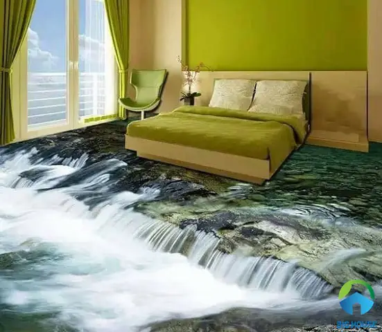 1. TOP mẫu gạch lát nền 3D phòng ngủ ĐẸP ẤN TƯỢNG