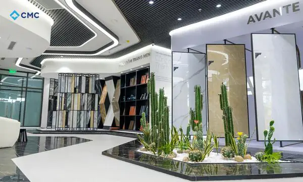 gạch lát phòng ngủ giả gỗ