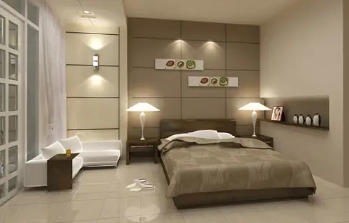 Hướng dẫn chi tiết chọn và thi công gạch ốp chân tường phòng ngủ