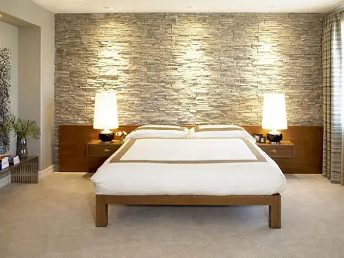 1.1 Gạch ốp tường phòng ngủ 3D – độc đáo, khác biệt