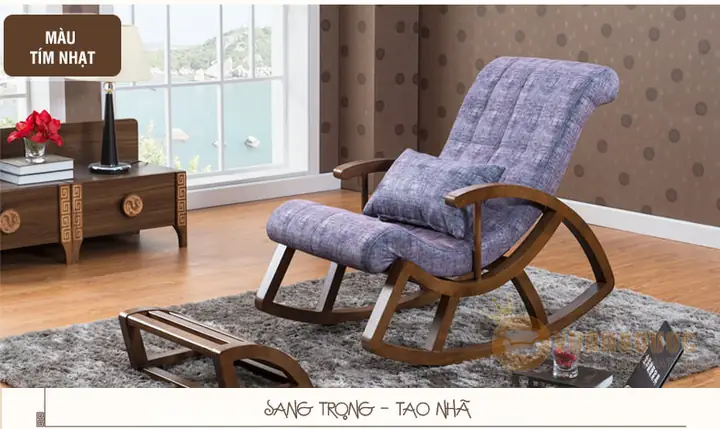 Ghế thư giãn phòng ngủ có đôn Country Style CNS107: Đặc điểm và lợi ích
