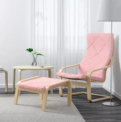 Mẫu ghế sofa thư giãn kèm đôn