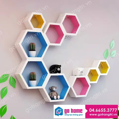 Giá để đồ lục giác phòng ngủ: Chọn đúng, đẹp không gian Giá để đồ lục giác phòng ngủ: Chọn đúng, đẹp không gian