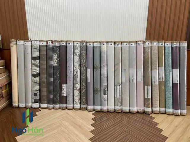 giấy dán tường hàn quốc phòng ngủ