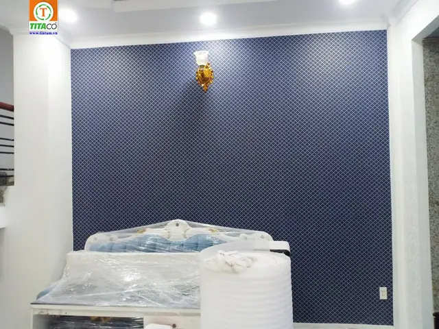 Mẫugiấy dán tường phòng ngủ đẹp3d cho căn phòng nhỏ