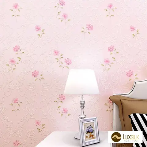 Giấy dán tường phòng ngủ màu hồng: Chọn sao cho đẹp và không bị sến? Giấy dán tường phòng ngủ màu hồng: Chọn sao cho đẹp và không bị sến?