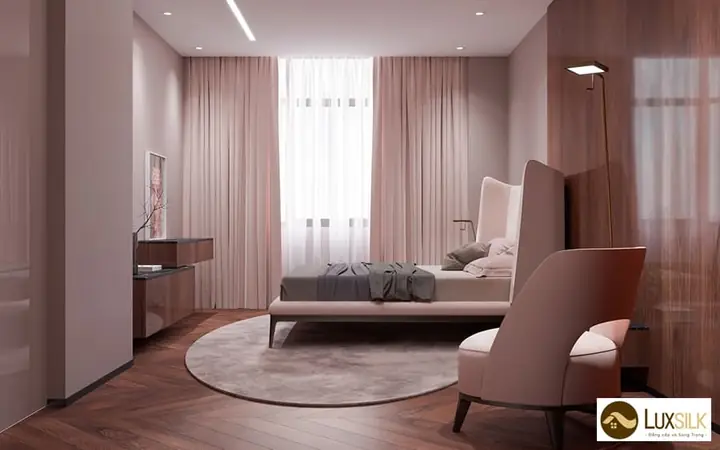 Giấy dán tường phòng ngủ màu hồng: Chọn sao cho đẹp và không bị sến?