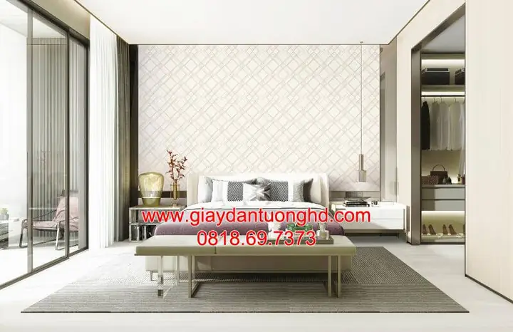 giấy dán tường phòng ngủ màu xám giấy dán tường phòng ngủ màu xám