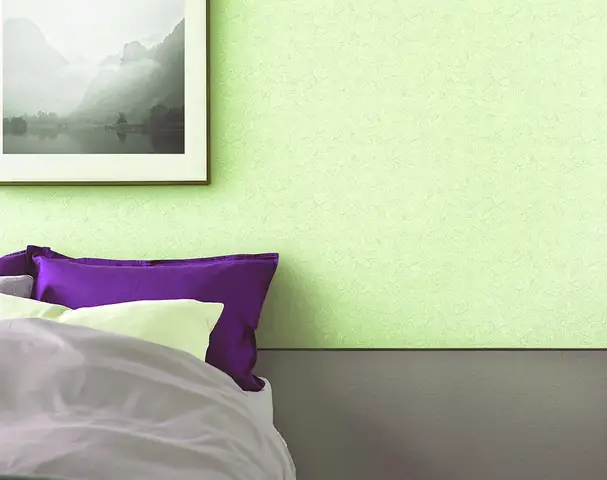 giấy dán tường phòng ngủ màu xanh
