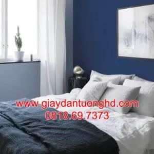 Giấy dán tường phòng ngủ màu xanh đậm: Hướng dẫn chi tiết Giấy dán tường phòng ngủ màu xanh đậm: Hướng dẫn chi tiết