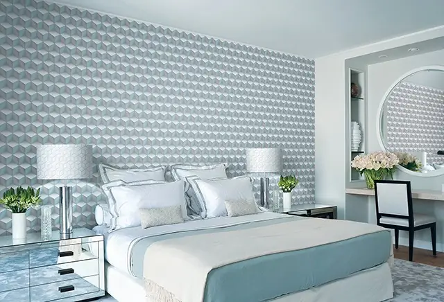 Giấy dán tường phòng ngủ vợ chồng: Hướng dẫn chọn và trang trí