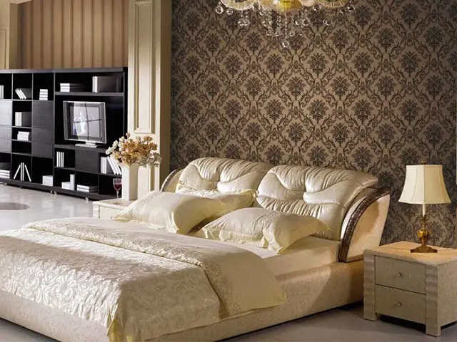Giấy dán tường phòng ngủ vợ chồng: Hướng dẫn chọn và trang trí