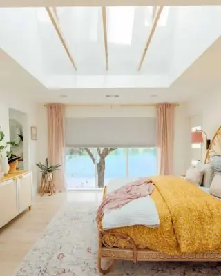 giếng trời trong phòng ngủ