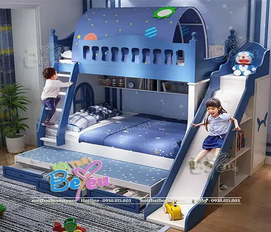 Giường Tầng Phòng Ngủ Con Trai: Bí Quyết Chọn Lựa Và Thiết Kế Tối Ưu