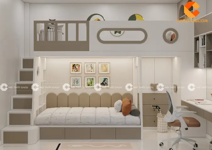 Giường Tầng Phòng Ngủ Người Lớn: Hướng Dẫn Chọn Lựa & Thiết Kế Toàn Diện