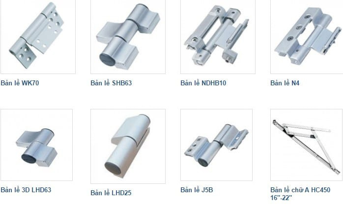 Hệ thống phụ kiện đồng bộ cho cửa nhựa lõi thép