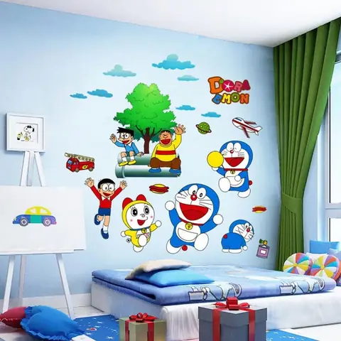 hình ảnh phòng ngủ doremon
