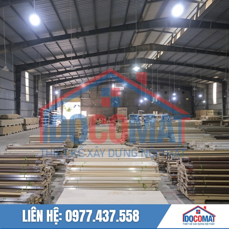 Hình ảnh xưởng sản xuất cửa nhựa composite của chúng tôi