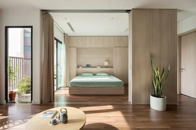 hướng dẫn làm vách ngăn phòng ngủ