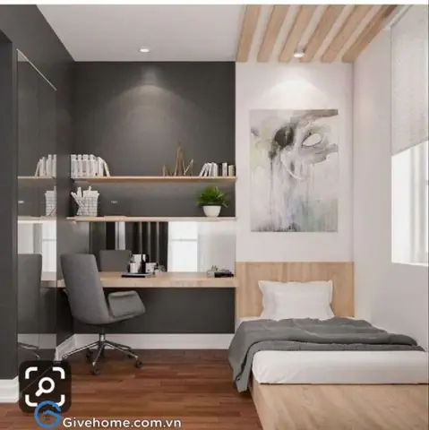 kệ sách treo tường phòng ngủ