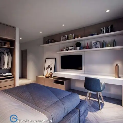 kệ sách treo tường phòng ngủ