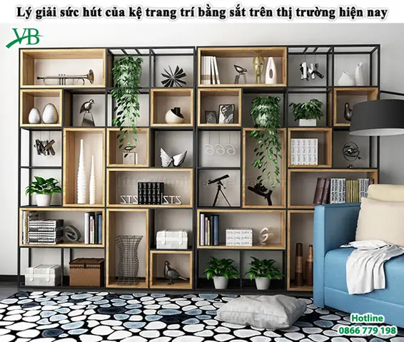Kệ sắt trang trí phòng ngủ có thiết kế nào đẹp và sang trọng nhất hiện nay? Kệ sắt trang trí phòng ngủ có thiết kế nào đẹp và sang trọng nhất hiện nay?