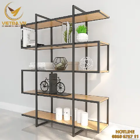 Kệ sắt trang trí phòng ngủ có thiết kế nào đẹp và sang trọng nhất hiện nay?