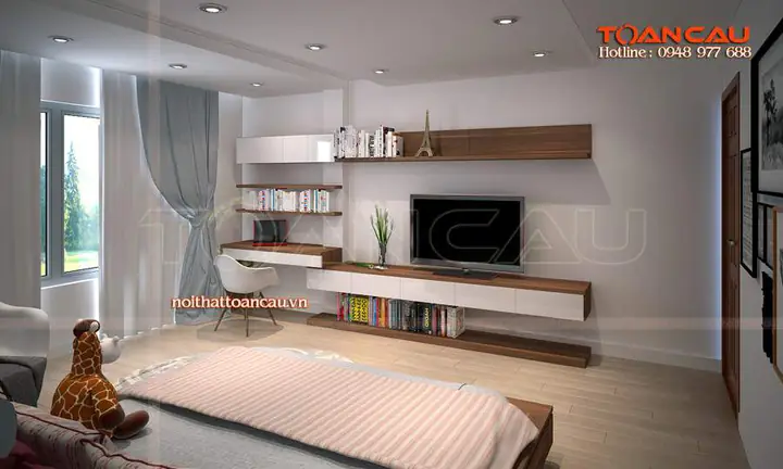 GIỚI THIỆU THÊM VỀ KỆ TIVI PHÒNG NGỦ BẰNG GỖ - TC306