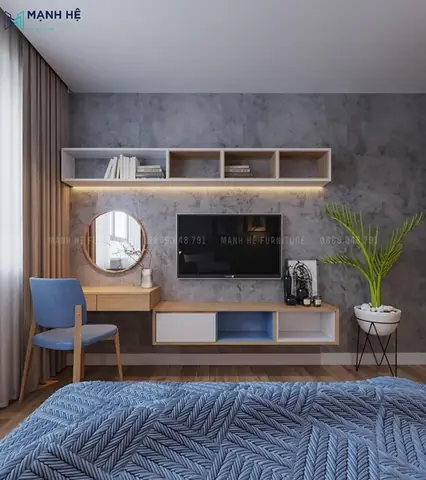 Kệ Tivi Phòng Ngủ Nữ: Hướng Dẫn Chọn Mẫu Đẹp, Tối Ưu Không Gian