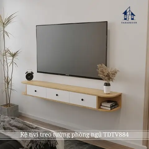 Lựa Chọn Kệ Treo Tivi Phòng Ngủ Đẹp, Tiện Nghi và Bền Bỉ