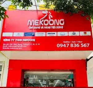 Không gian trưng bày đồ nhựa gia dụng tại siêu thị Mekoong