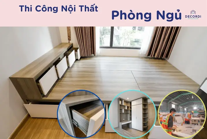 Những mẫuphòng ngủ được trang trí bằng khung ảnh, khung tranh đẹp