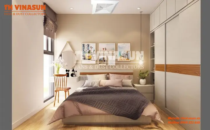 Kích thước quạt hút phòng ngủ: Hướng dẫn chọn chuẩn nhất