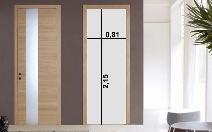 Kích thước thông thủy cửa nhựa Composite