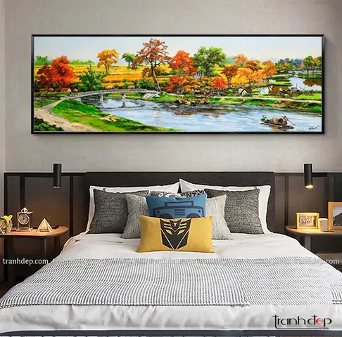 Đối với dòng tranh treo tường