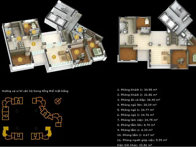 Khám Phá Layout Imperia 3 Phòng Ngủ 135m2: Tối Ưu Thiết Kế