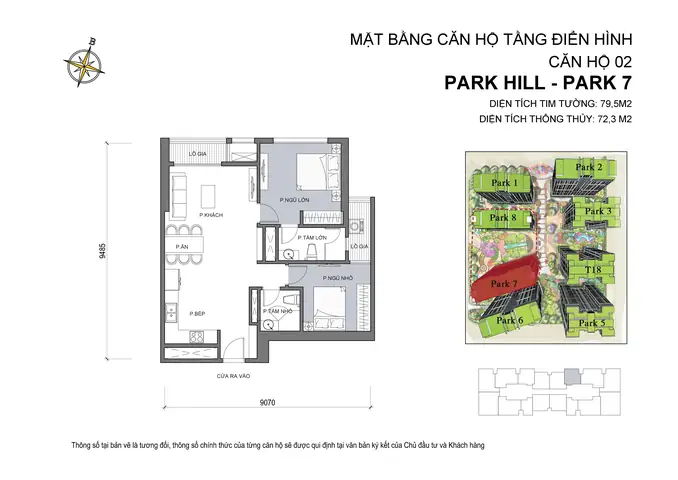 Khám phá layout căn 3 phòng ngủ Parkhill tối ưu không gian Khám phá layout căn 3 phòng ngủ Parkhill tối ưu không gian