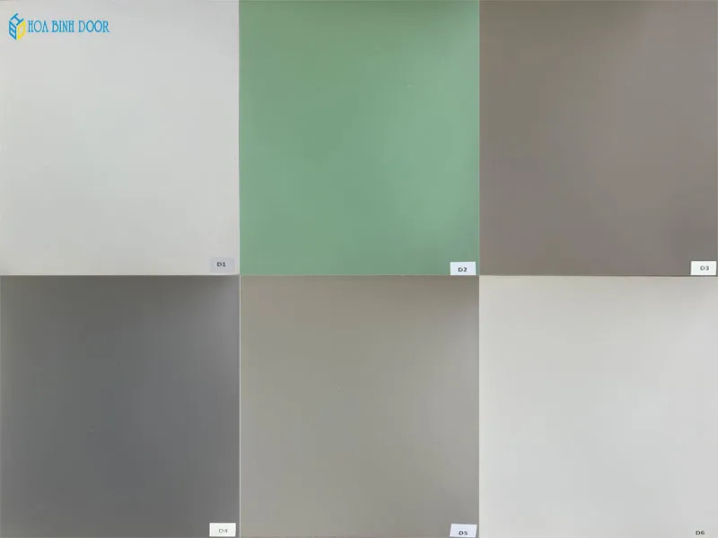Mã màu phủ da SYD của cửa nhựa composite