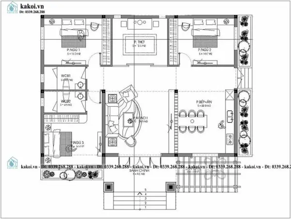 Hướng Dẫn Chi Tiết Về Mặt Bằng Nhà 3 Phòng Ngủ Tối Ưu Hướng Dẫn Chi Tiết Về Mặt Bằng Nhà 3 Phòng Ngủ Tối Ưu