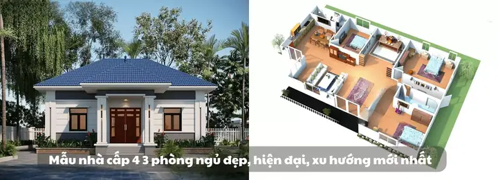Thiết Kế Mẫu Nhà Trệt 3 Phòng Ngủ: Hướng Dẫn Chi Tiết