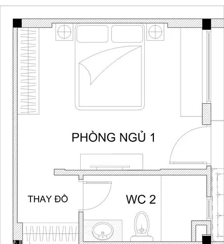 Phòng ngủ 20m2